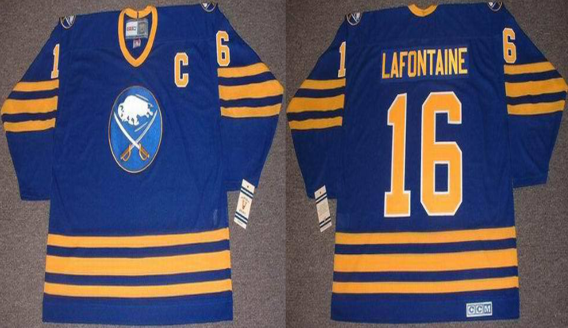 2019 Men Buffalo Sabres #16 Lafontaine blue CCM NHL jerseys